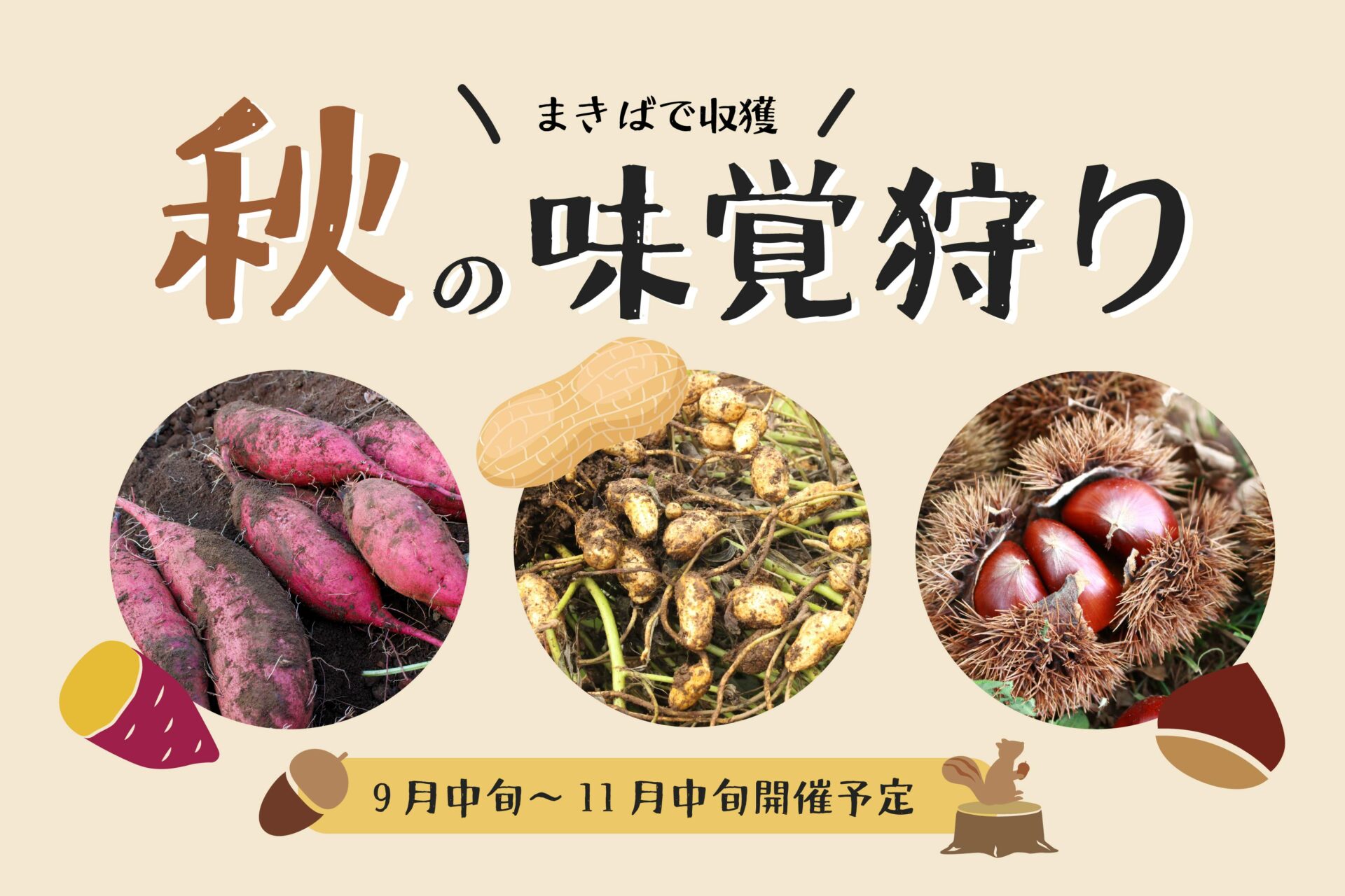 秋の味覚狩り